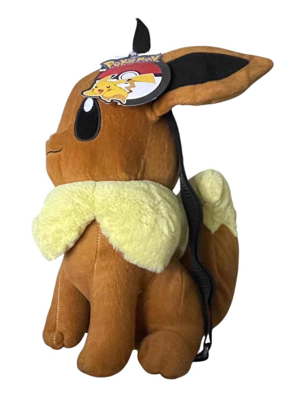 NWT Authentic Eevee Plush Backpack – Cute & Soft Pokémon Character Bag - Picture 4 of 9